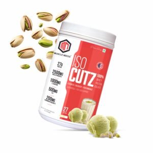Muscle Needs ISO Cutz 100% Whey Protein Isolate – 1KG – Pista Kulfi
