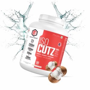 Muscle Needs ISO Cutz 100% Whey Protein Isolate – 1.8KG – Coconut Ice Cream